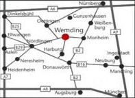 Anfahrt Wemding